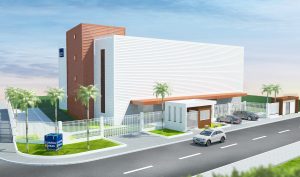 Construção de galpões comerciais com área total construída1.470,34m2